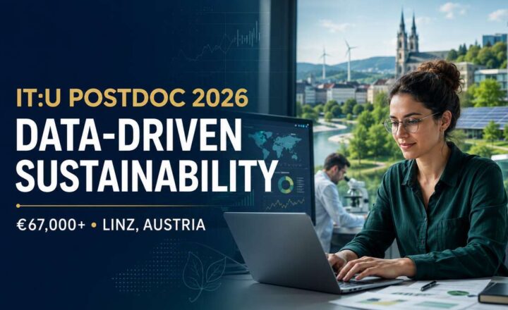 IT:U Data-Driven Sustainability Postdoc 2026