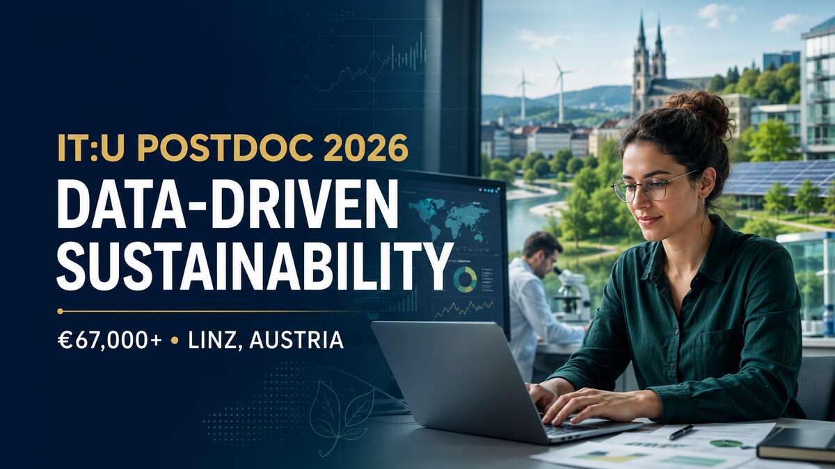 IT:U Data-Driven Sustainability Postdoc 2026